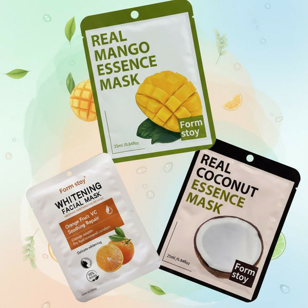 Brand born Real Fruits Essence Face Mask