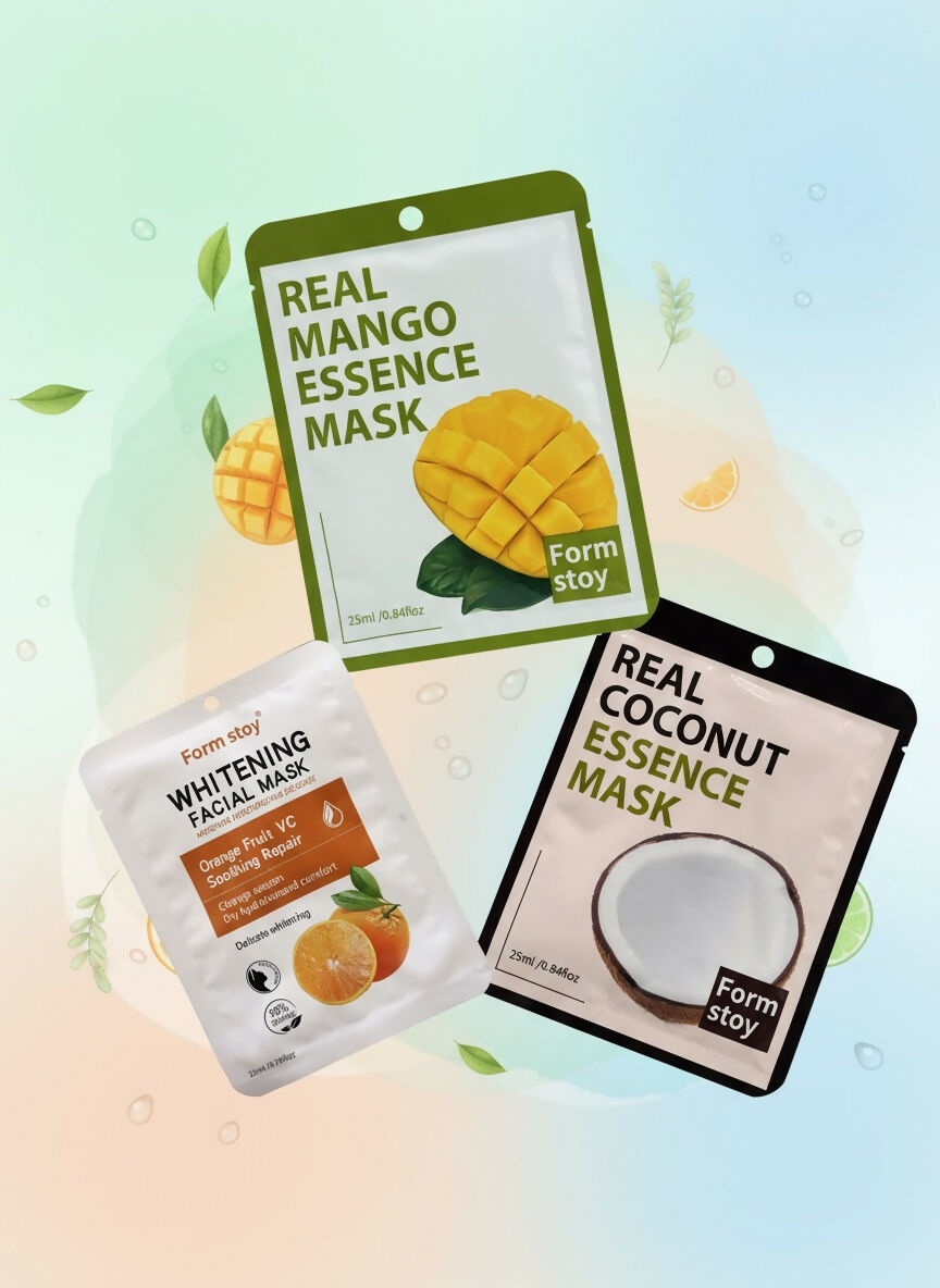 Brand born Real Fruits Essence Face Mask - Distacart