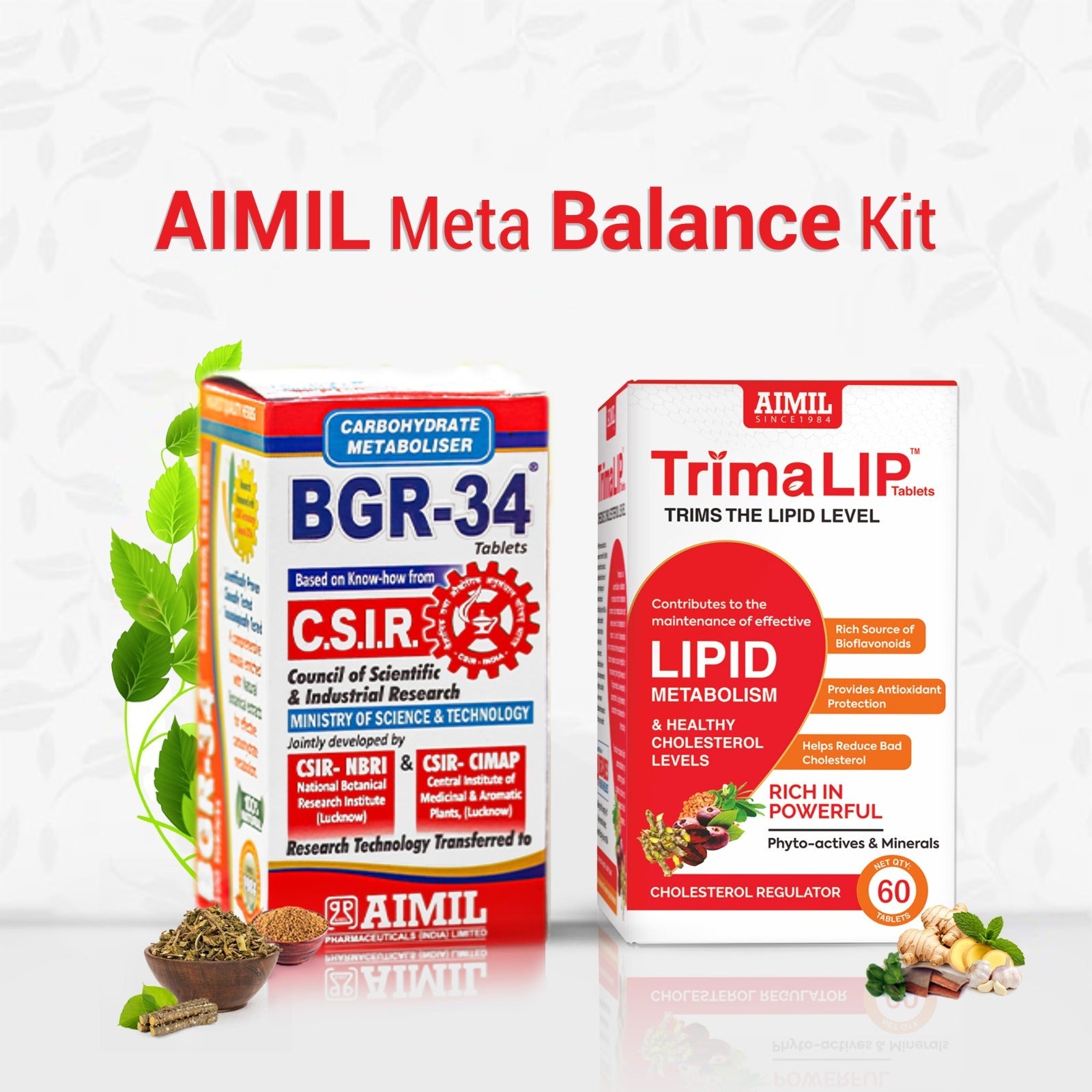 Aimil Meta Balance kit (BGR-34 +TrimaLip)
