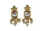 Thumbnail for Jewel City Exquisite Kundan Choker Necklace Set with White Beads - Traditional Indian Wedding Jewelry