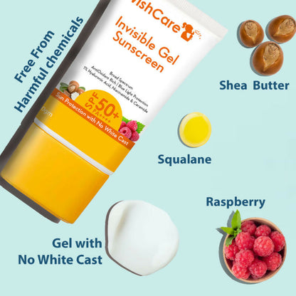 Wishcare Ceramide Sunscreen Kit - SPF 50 Broad Spectrum - PA+++ UVA & UVB Protection - Distacart