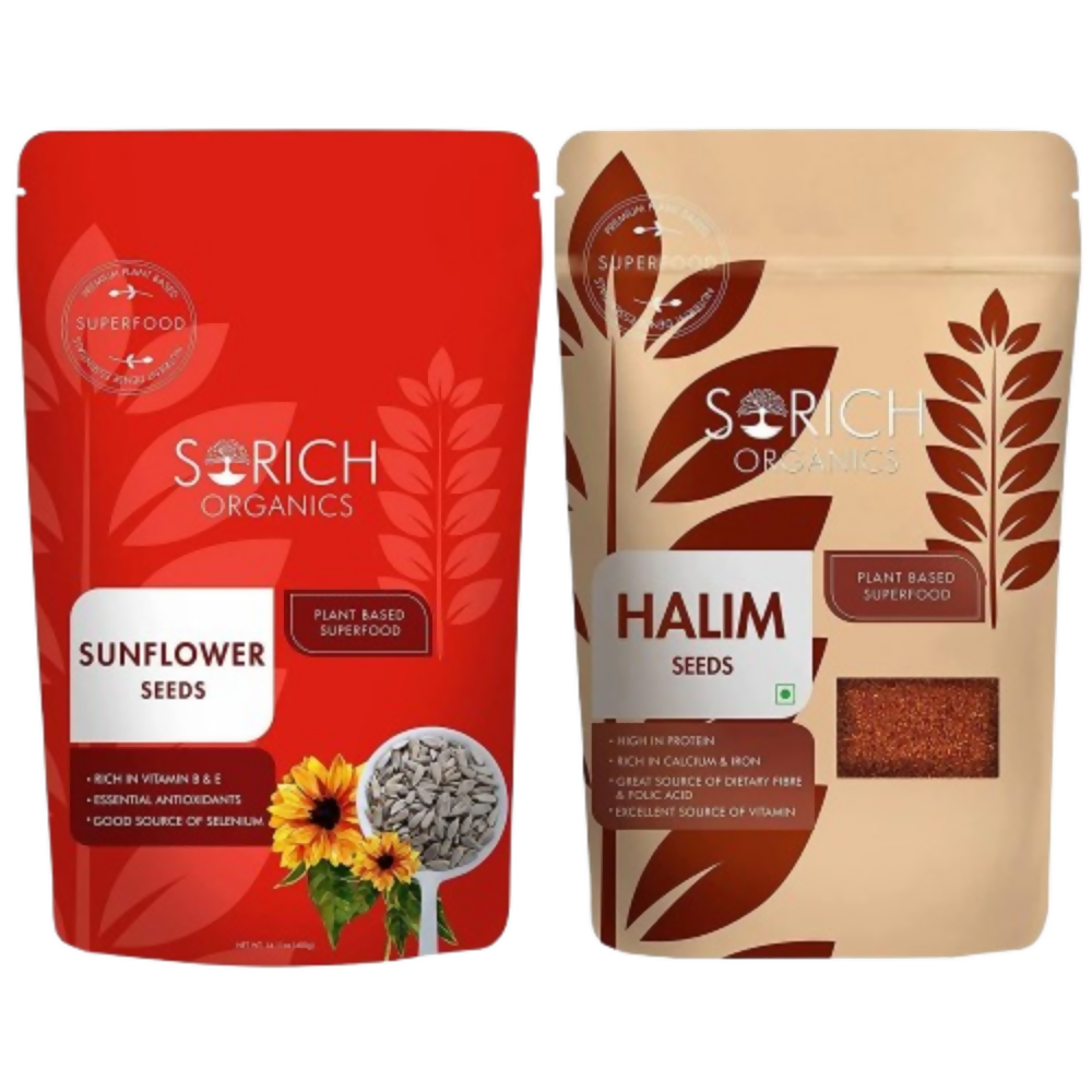 Sorich Organics Combo of Sunflower Seed And Halim Seeds - Distacart