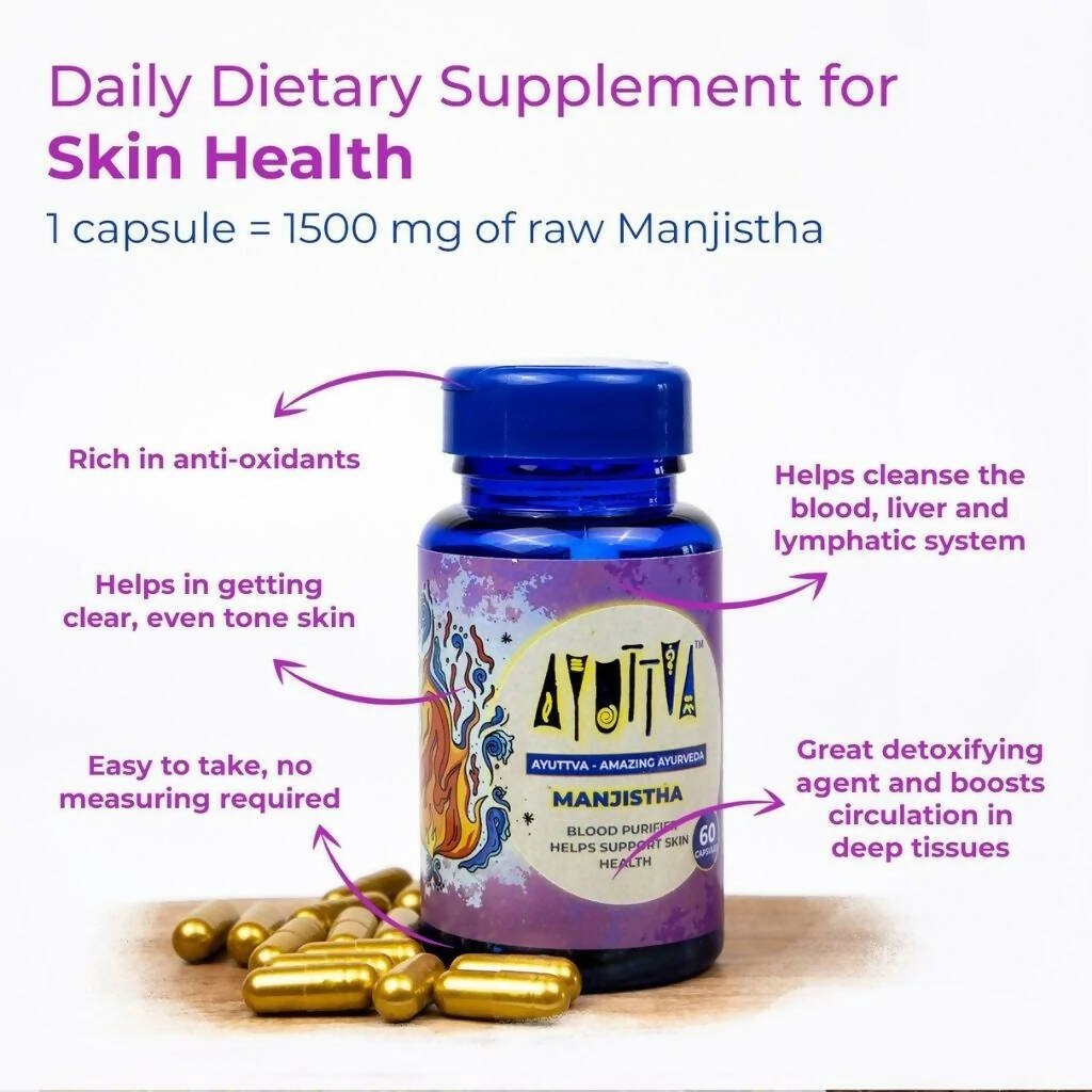 Ayuttva Manjistha Capsules - Distacart