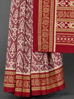 Thumbnail for NOZ2TOZ Women's Bhagalpuri Silk Mauve Printed Designer Saree With Blouse Piece - Distacart