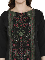 Thumbnail for Ahalyaa Women Self Design Crepe Straight Beautiful Kurta