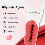 Thumbnail for Baked Beauty Warm Orange Liquid Blush - Burnish