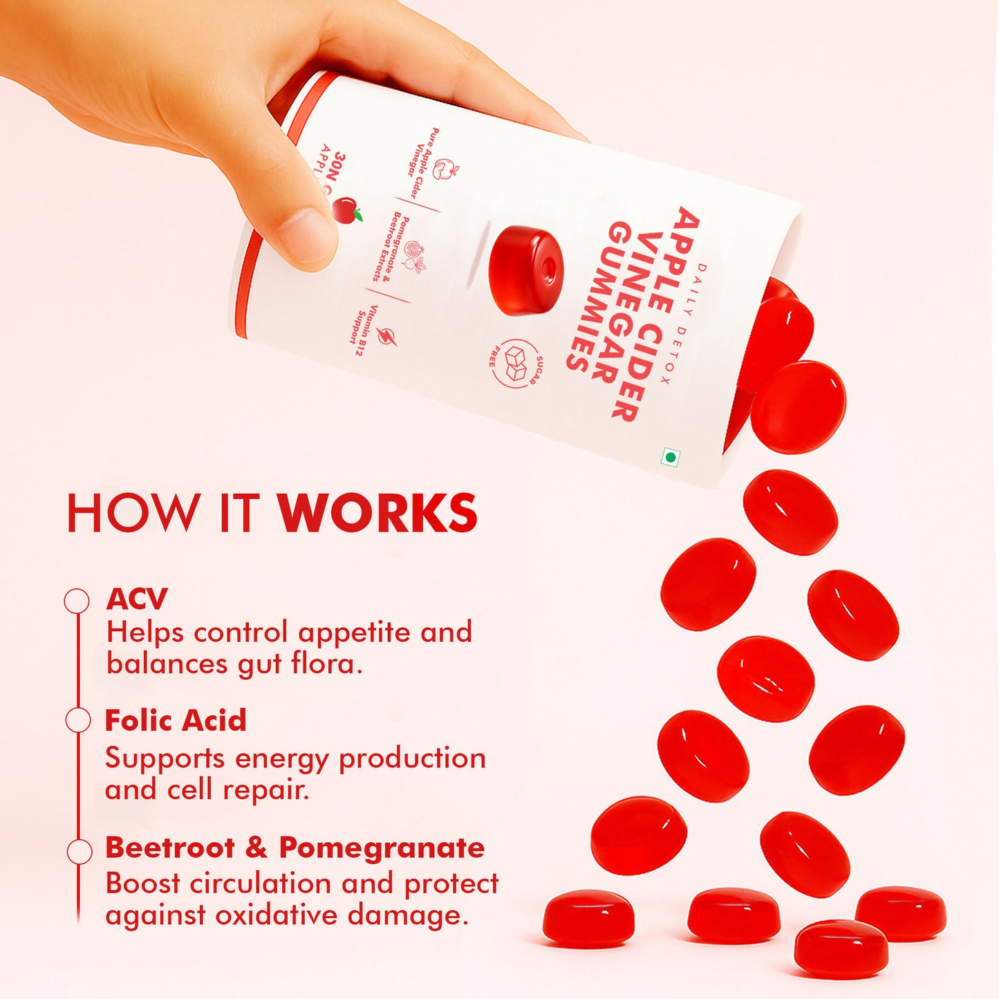 Dr. Morepen Apple Cider Vinegar Gummies - Apple Flavor - Distacart