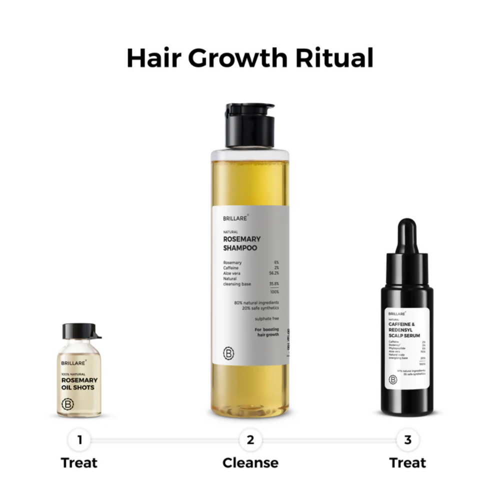 Brillare Rosemary Oil Shots For Visible Hair Growth - Dista