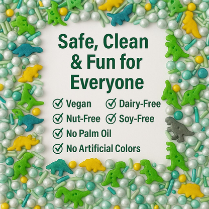 dino sprinkles for decorations 01 120 gm