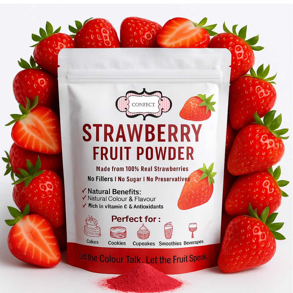 strawberry powder pure natural vegetable powder for smoothies baking beverages juices tea diy recipes vegan gluten free no added sugar 200 gm