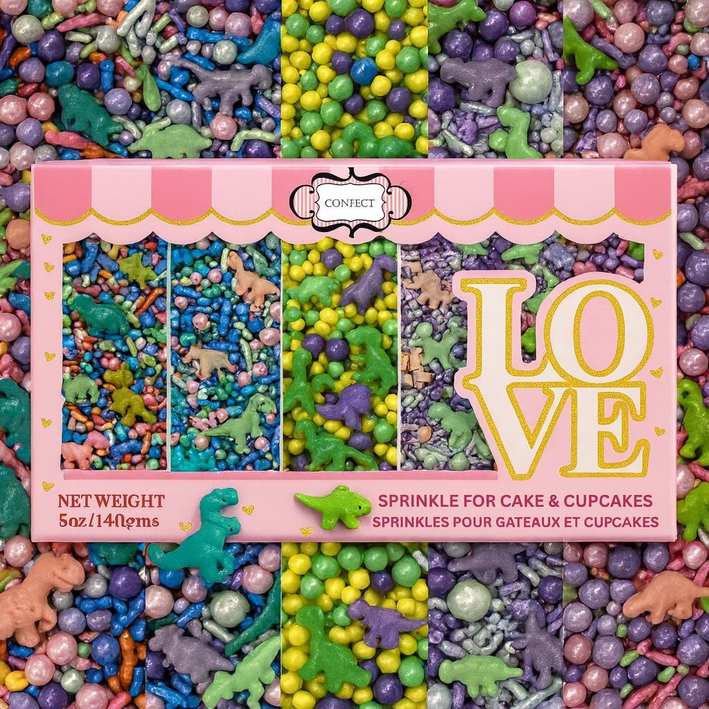 dino sprinkles for decoration 06 140 gm copy