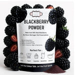 Thumbnail for blackberry powder pure natural fruit powder for smoothies baking beverages juices tea diy recipes vegan gluten free no added sugar 100 gm