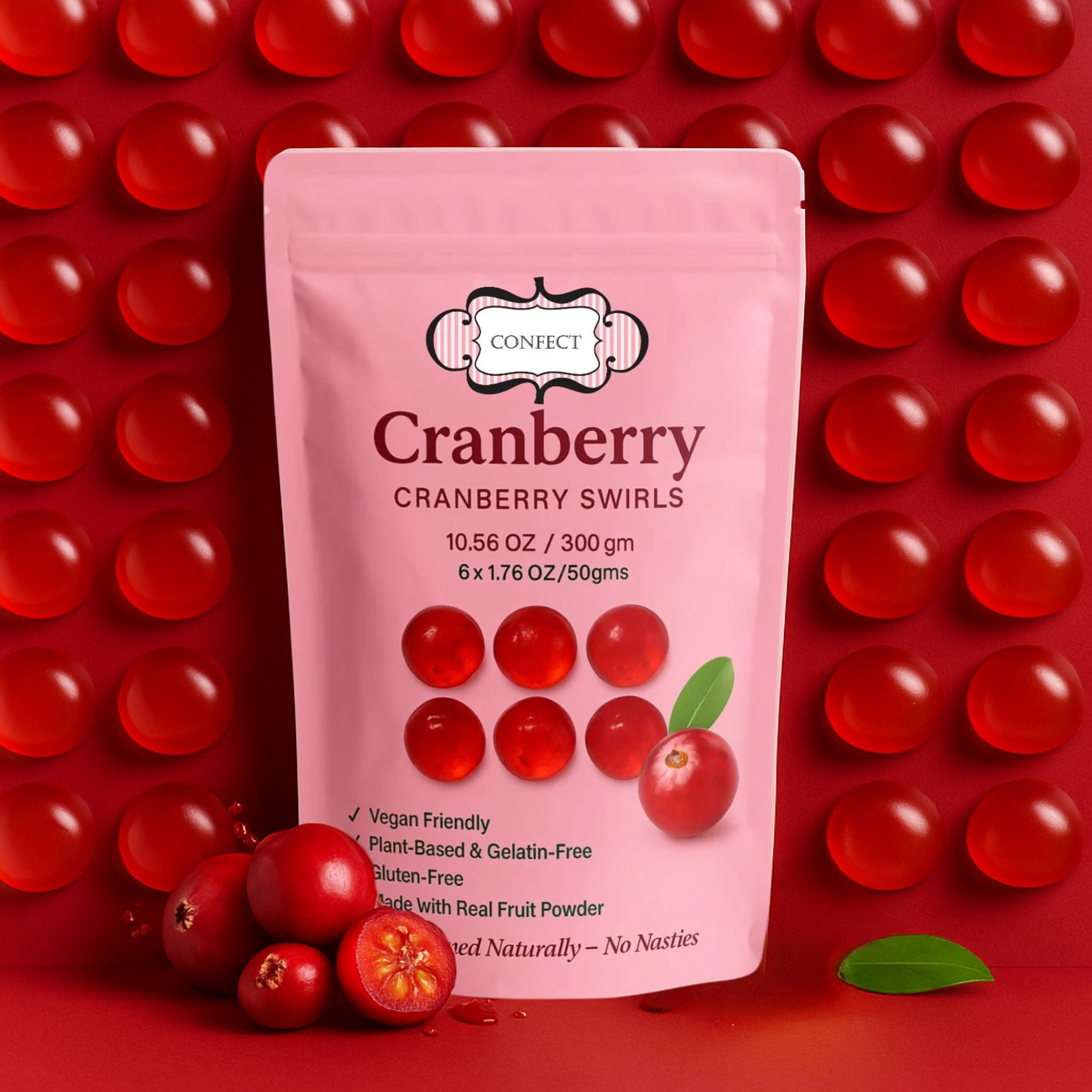 cranberry swirls gummies