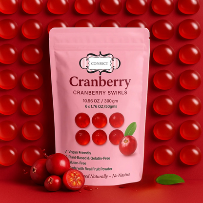 cranberry swirls gummies
