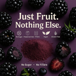 Thumbnail for blackberry powder pure natural fruit powder for smoothies baking beverages juices tea diy recipes vegan gluten free no added sugar 100 gm
