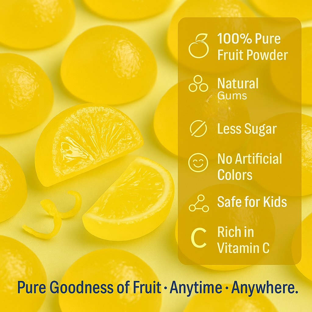 lemon drop burst gummies