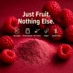 Thumbnail for rasberry fruit powder pure natural fruit powder for smoothies baking beverages juices tea diy recipes vegan gluten free no added sugar 100 gm