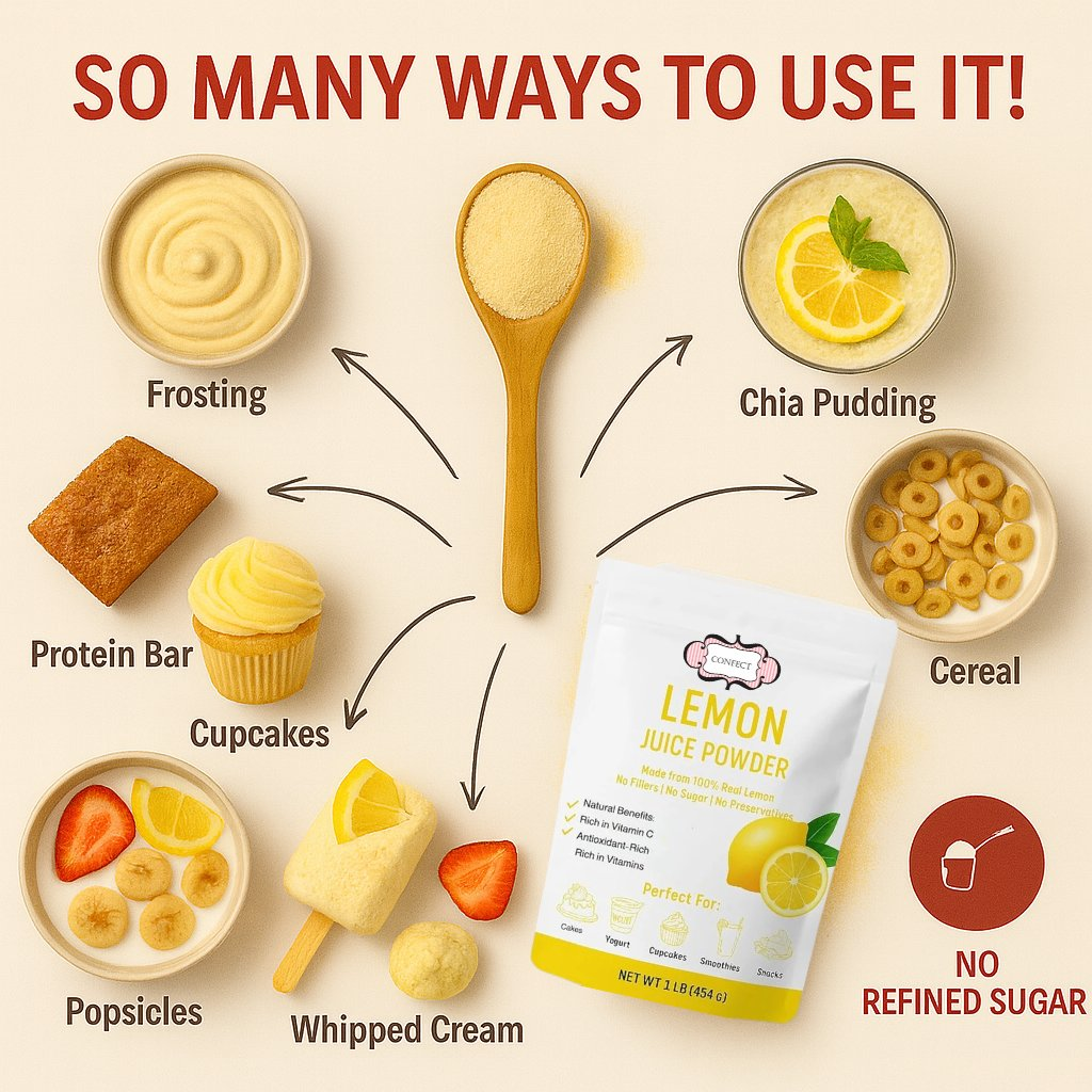 lemon juice powder pure natural fruit powder for smoothies baking beverages juices tea diy recipes vegan gluten free no added sugar 200 gm