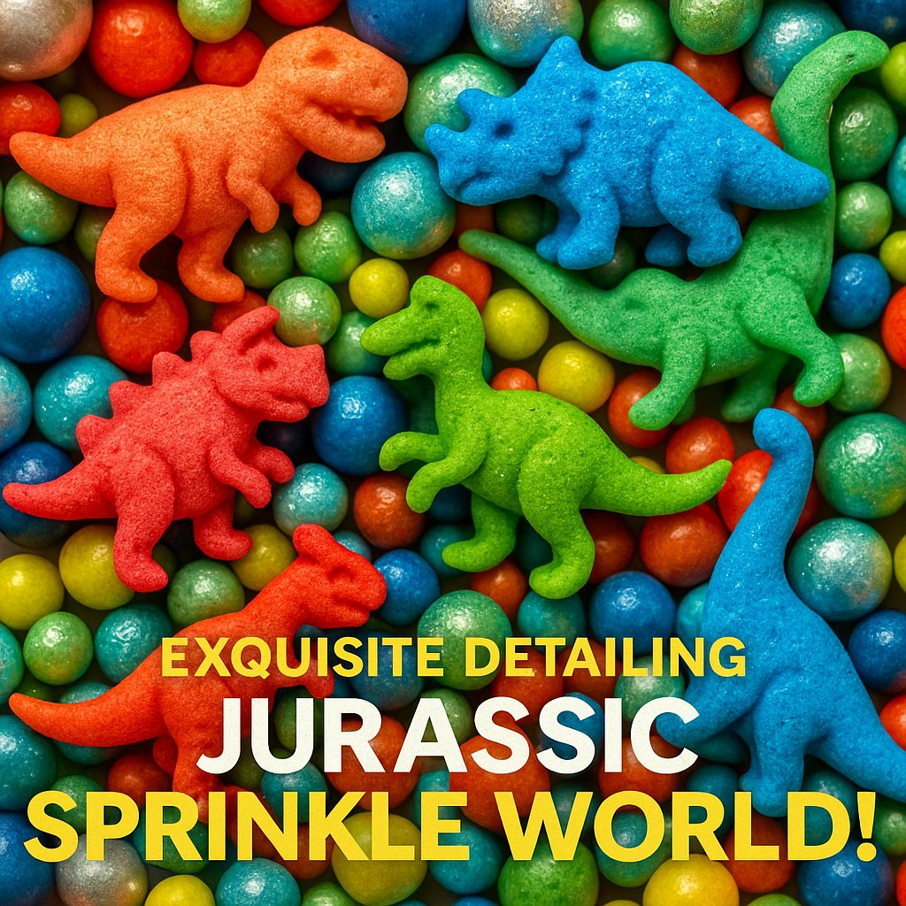 dino sprinkles for decoration 07 140 gm copy