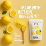 Thumbnail for lemon juice powder pure natural fruit powder for smoothies baking beverages juices tea diy recipes vegan gluten free no added sugar 200 gm