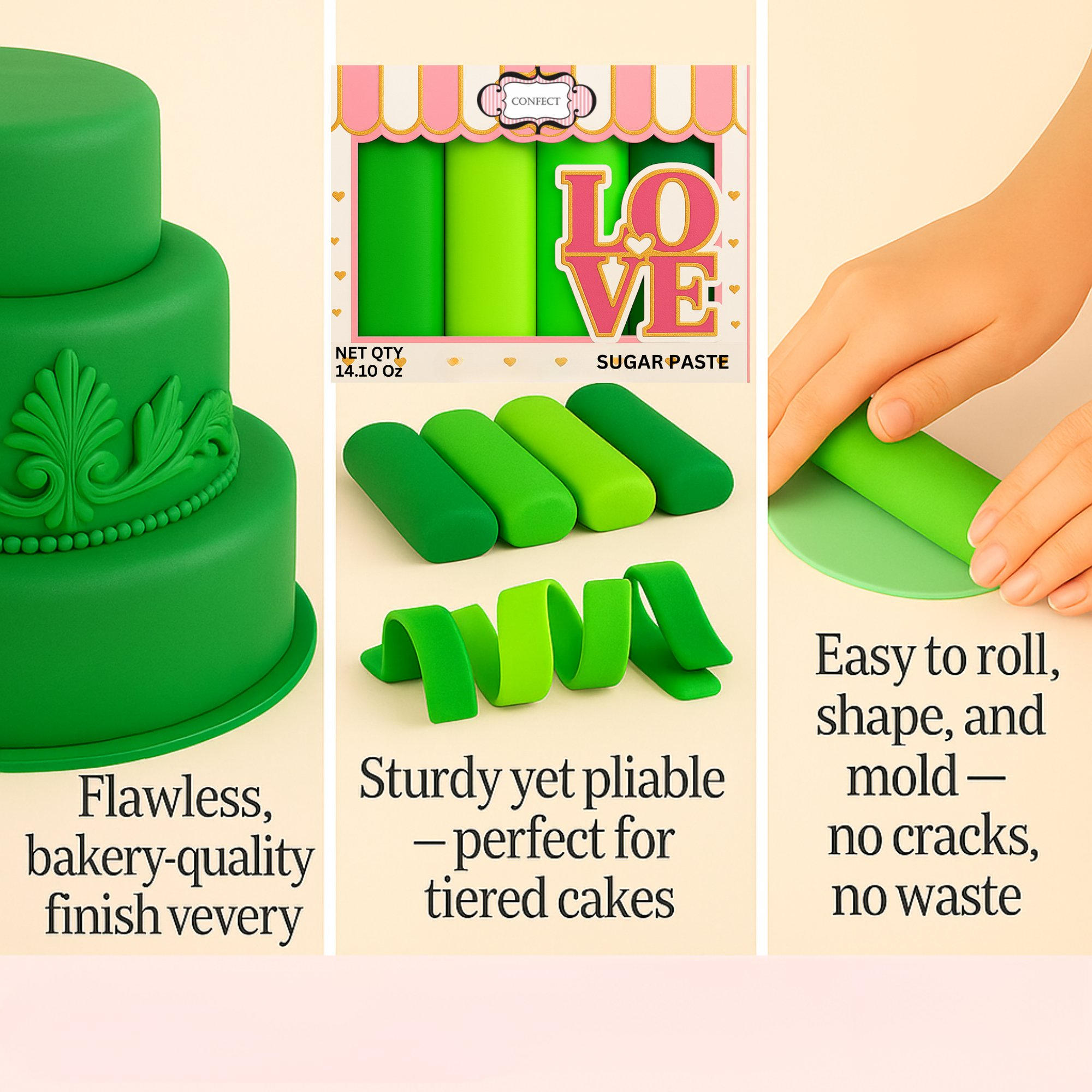 sugar paste multipack 7 300 gms