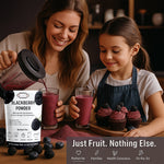 Thumbnail for blackberry powder pure natural fruit powder for smoothies baking beverages juices tea diy recipes vegan gluten free no added sugar 100 gm