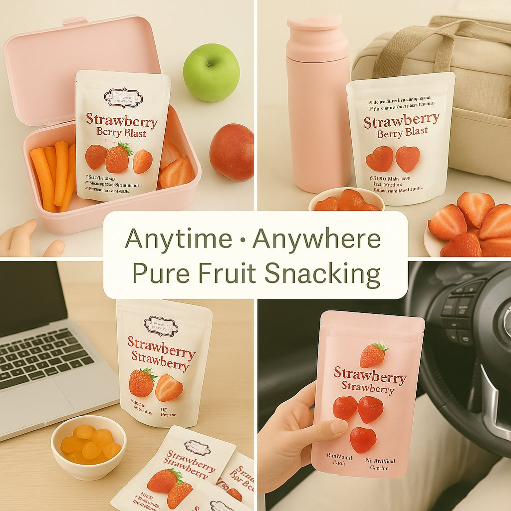 strawberry berry blast gummies