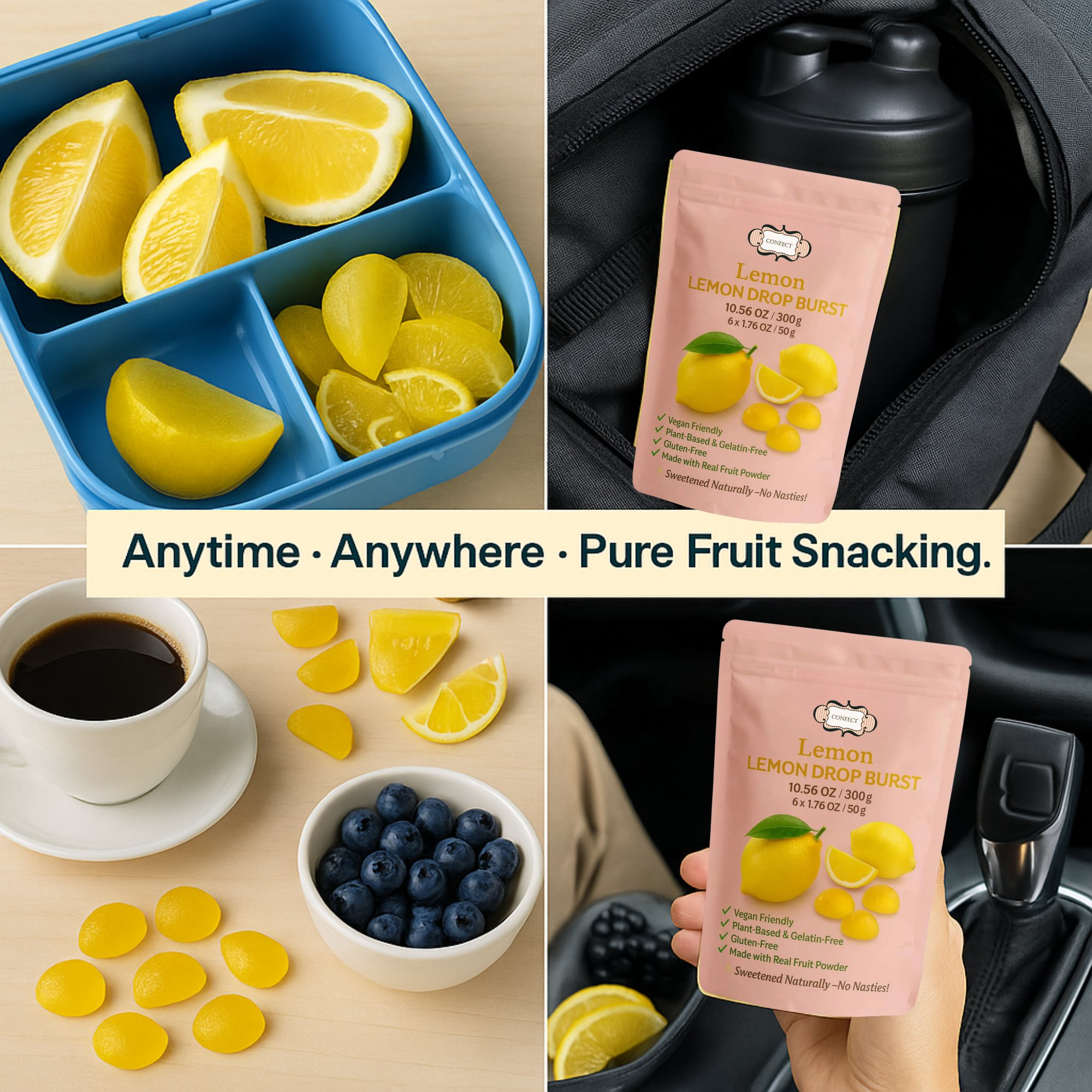 lemon drop burst gummies