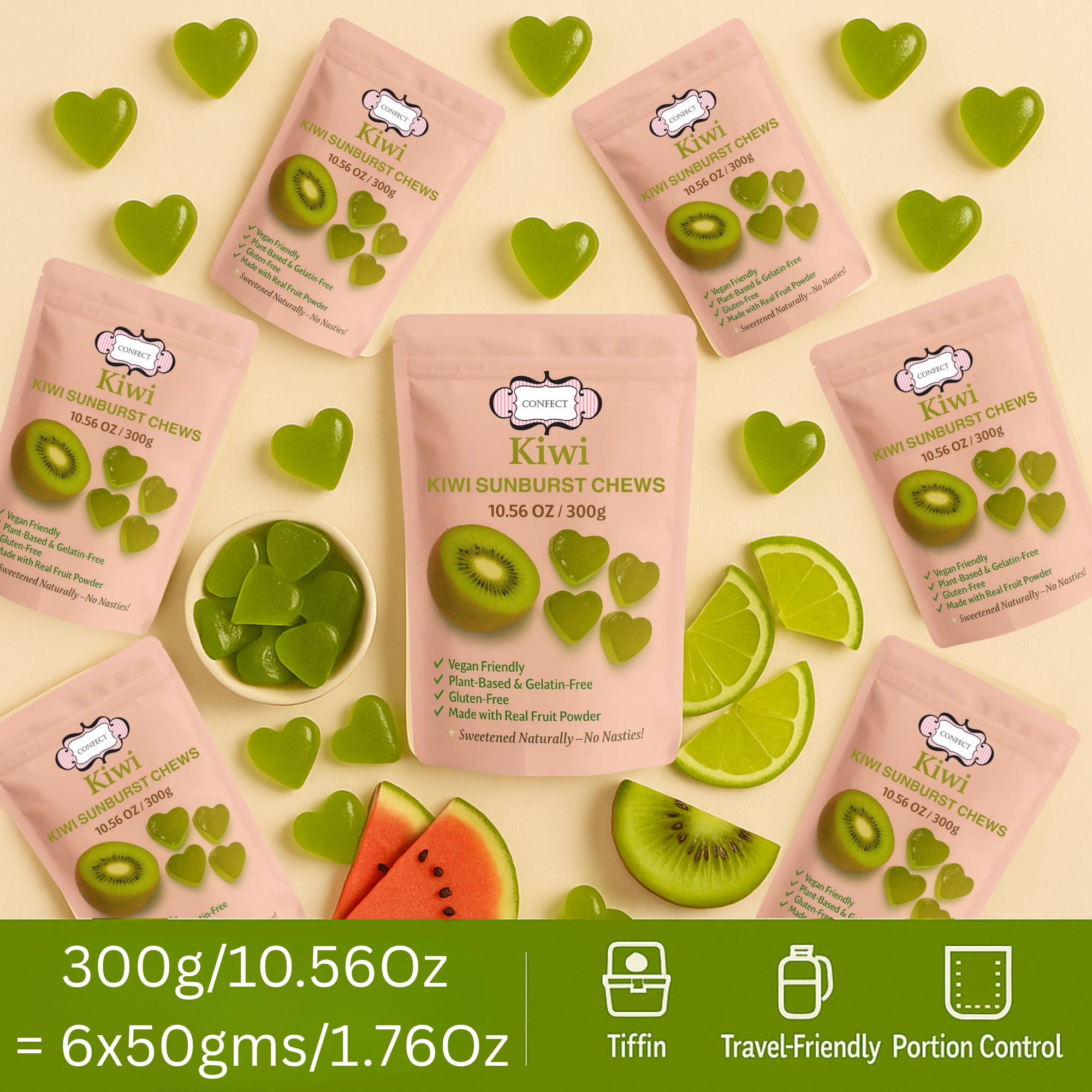 kiwi sunburst chews gummies