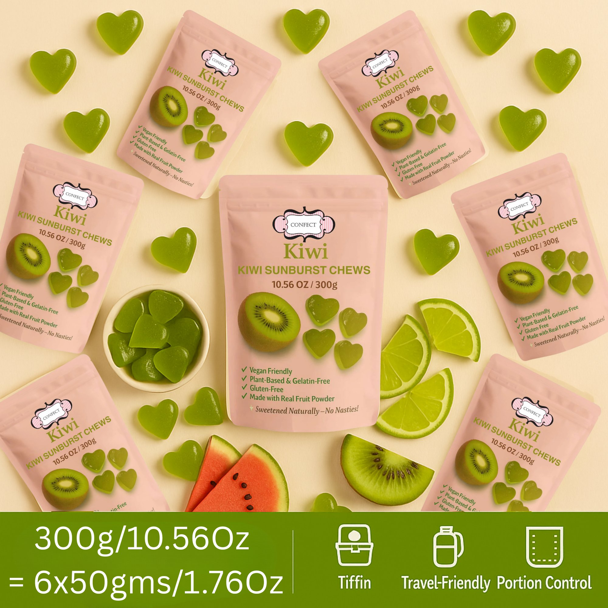 kiwi sunburst chews gummies