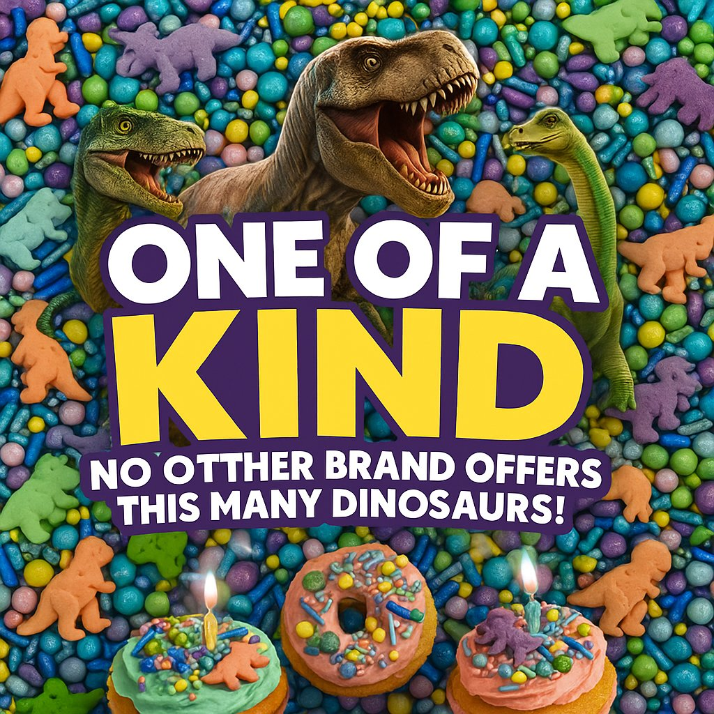 dino sprinkles for decoration 06 140 gm copy