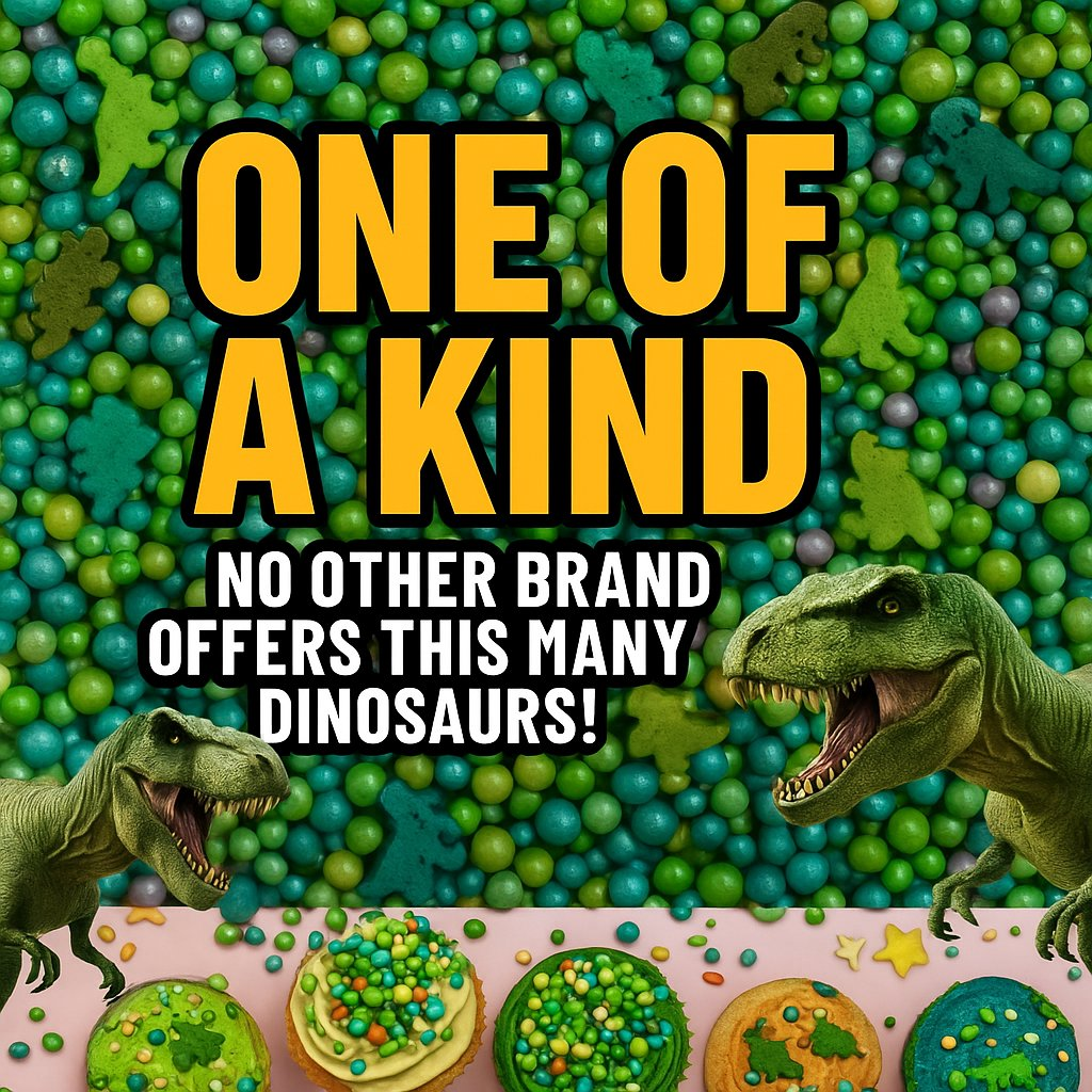 dino sprinkles for decoration 02 140 gm copy
