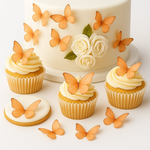 Thumbnail for pink pack of 56 edible wafer paper butterflies copy