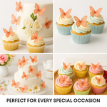 Thumbnail for pink pack of 56 edible wafer paper butterflies copy
