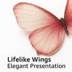 Thumbnail for red pack of 56 edible wafer paper butterflies