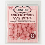 Thumbnail for red pack of 56 edible wafer paper butterflies