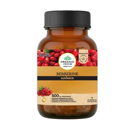 Organic India Berberine Advance Capsules - Distacart