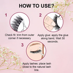 Thumbnail for Bronson Professional Pair 6D Long & Natural False Eyelashes - 204 - Dista