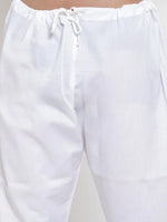 Thumbnail for Jompers Men's Black Cotton Solid Kurta Payjama Sets - Distacart