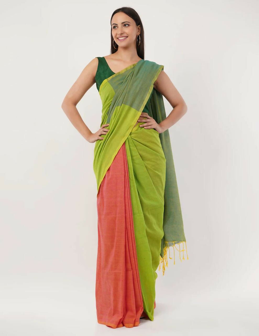 ECDCKCHTS3COLOROLIVEGREENORANGE(4)