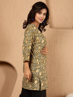 Thumbnail for Antaran Green Pure Cotton Embroidered Tunic - Distacart