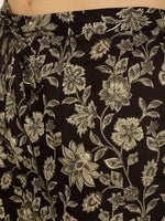 Thumbnail for Antaran Black Pure Cotton Printed Co Ord Set - Distacart