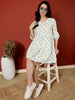 Antaran White Pure Cotton Printed Tunic - Distacart