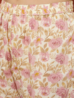 Thumbnail for Antaran Peach Pure Cotton Embroidered Kurta Pant Set - Distacart