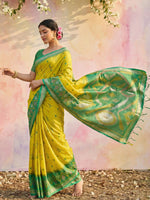 Thumbnail for Shree Shyam Fashion Green Soft Silk Saree - Distacart