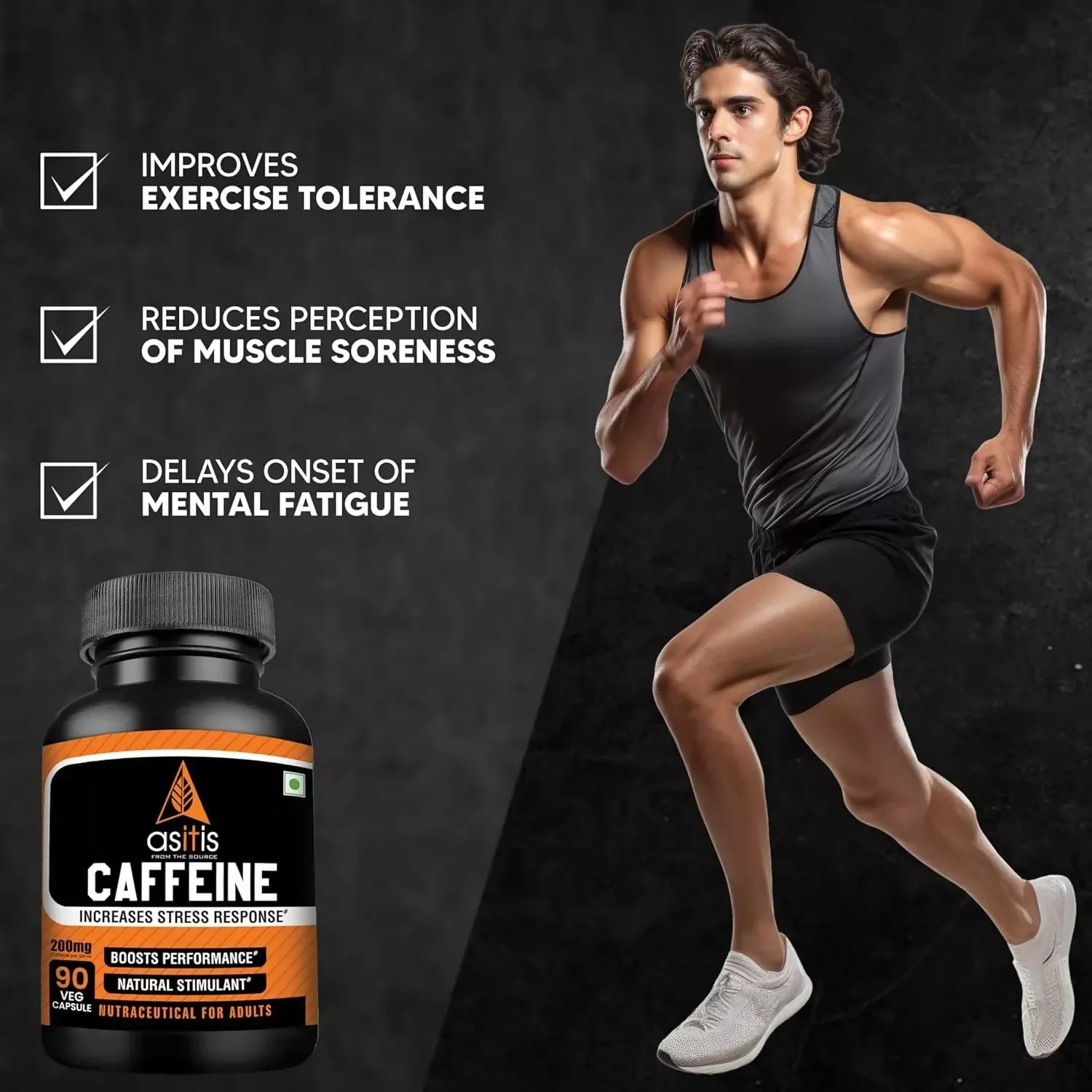 As-It-Is Nutrition Caffeine Per Serving Capsules - Distacart