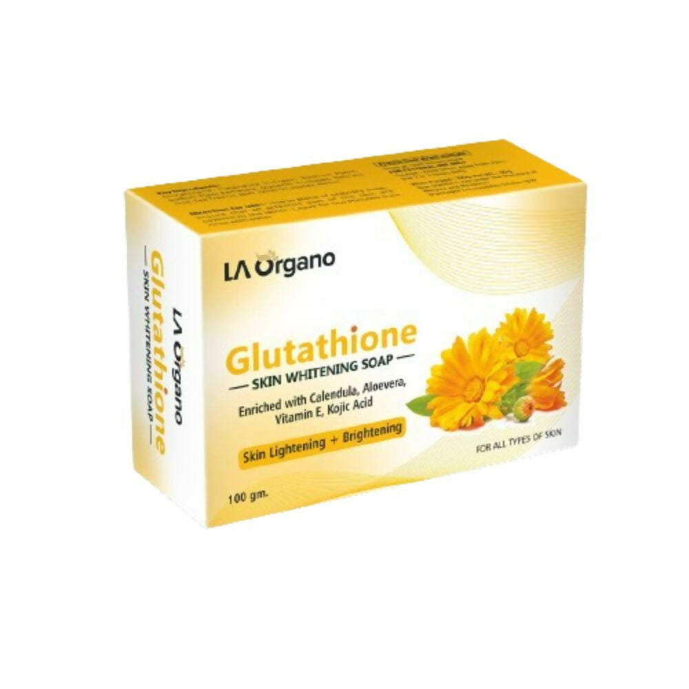 LA Organo Glutathione Calendula Skin Whitening Soap - Distacart