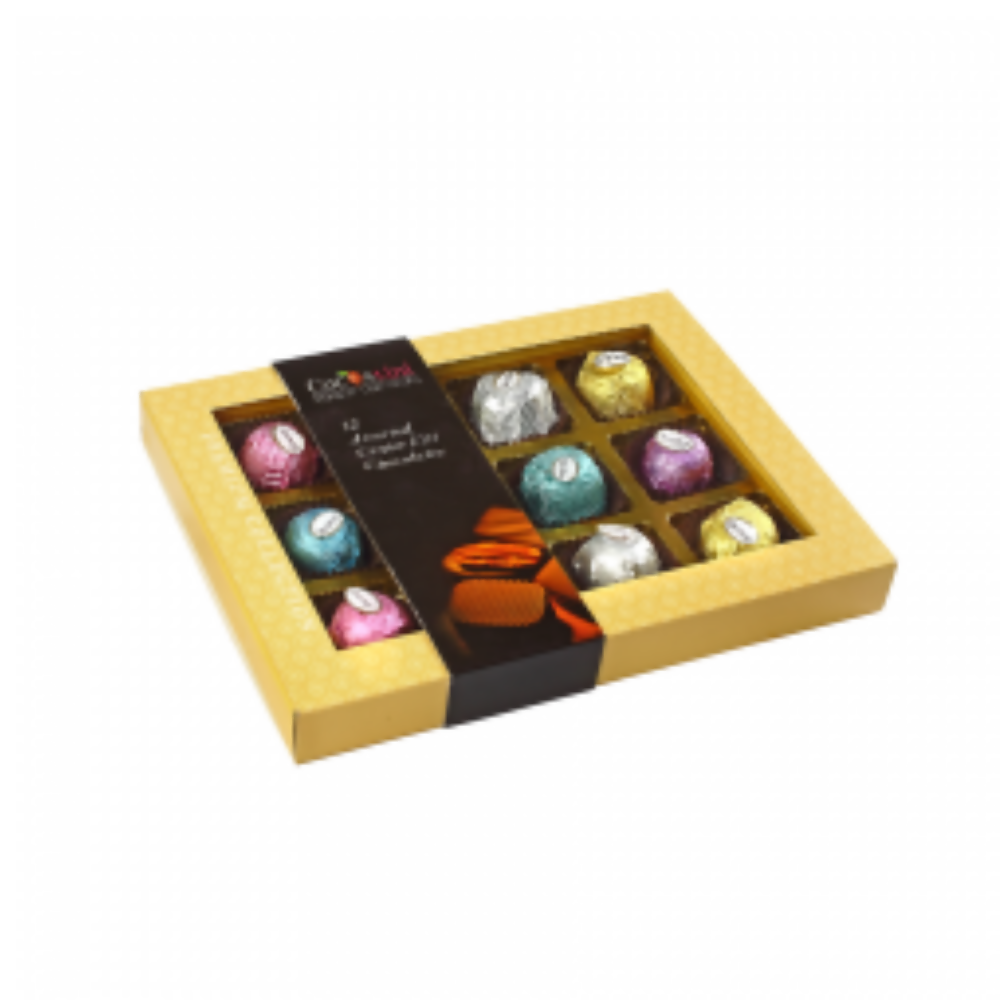 Karachi Bakery 12 Assorted Center Fill Chocolates - Distacart