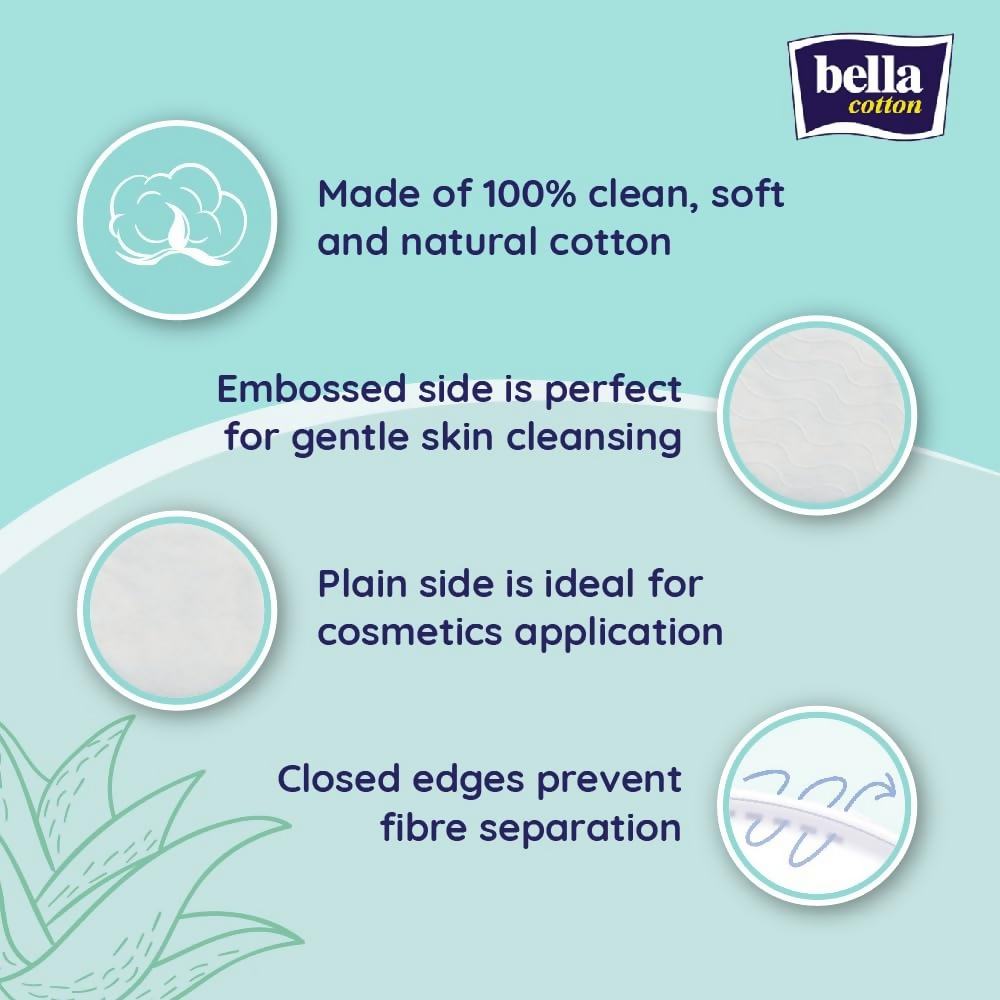 Bella Cotton Pads - Aloe Vera Extract - Dista