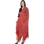 Thumbnail for A R Silk Golder Box Regular Dupatta Color Red Dupatta or Chunni